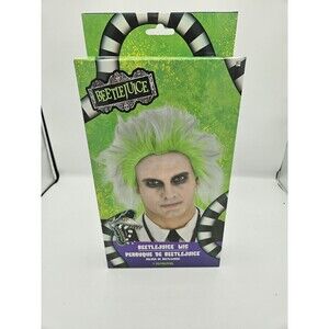 New Beetlejuice Wig Cosplay Halloween Costume Accessory Warner Bros